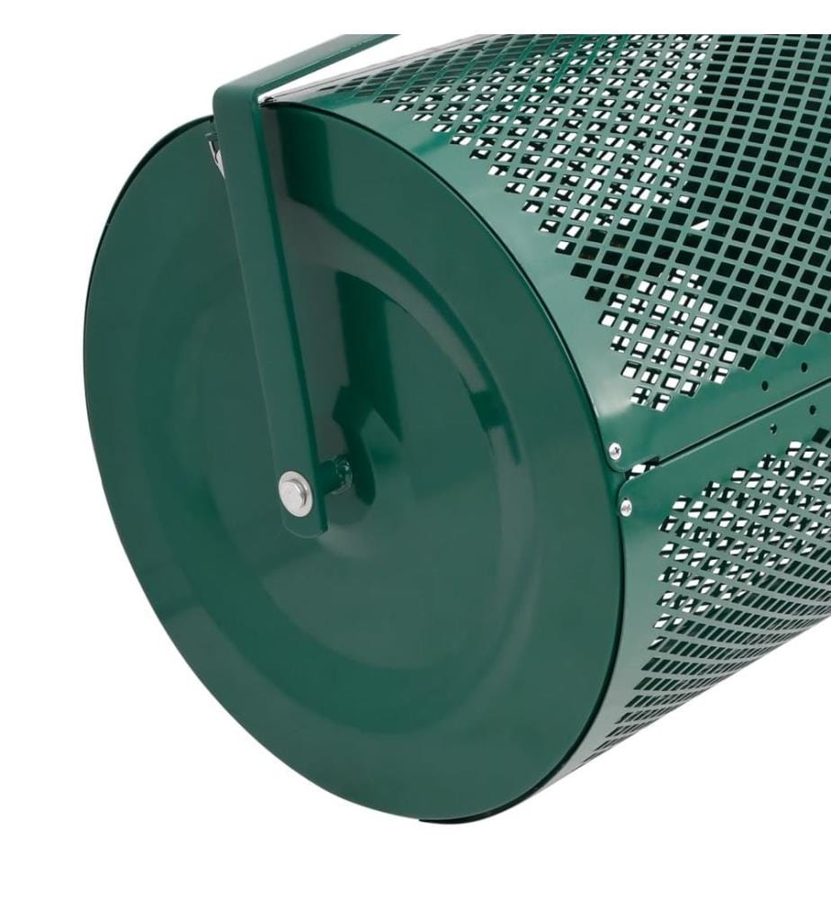 Kompost-Streuer 75L Grün Ø40x60 cm Stahl