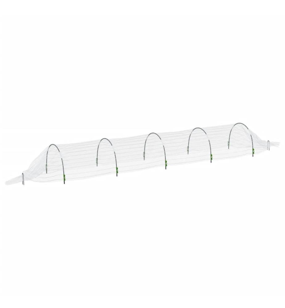 Tunnel en filet 1,5x5 m fibre de verre et PP