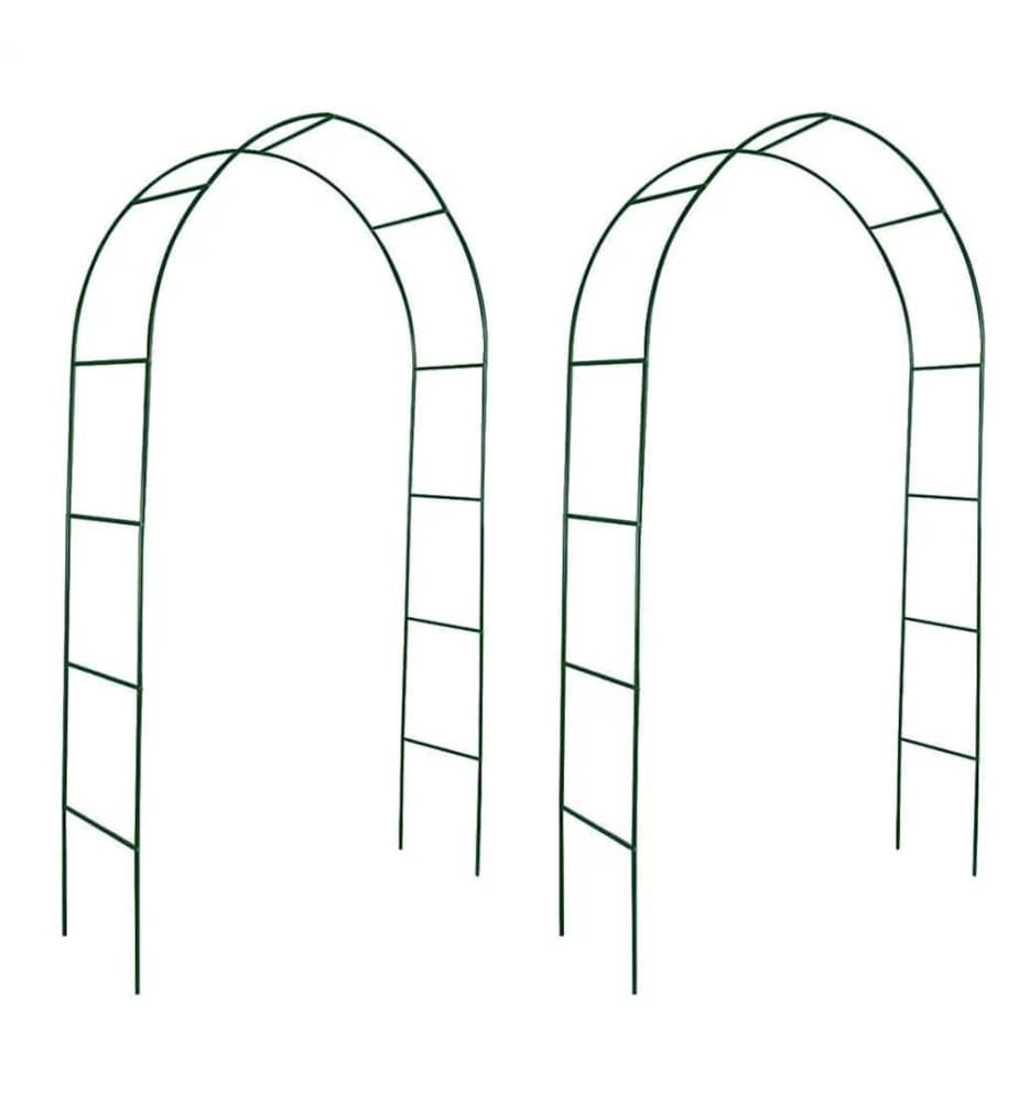 2x Garten Rosenbogen Torbogen Rankgitter Rosensäule