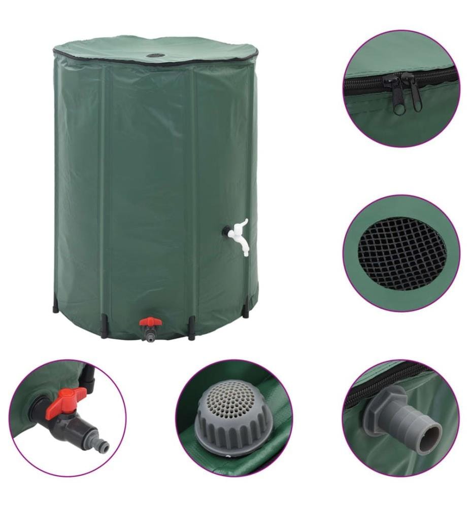 Wasserspeicher Regentonne Wassertank 250L klappbar