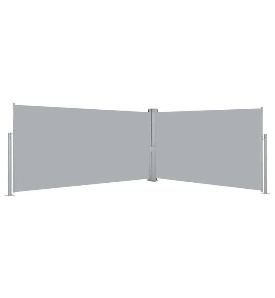 Ausziehbare Seitenmarkise 160x600 cm Grau