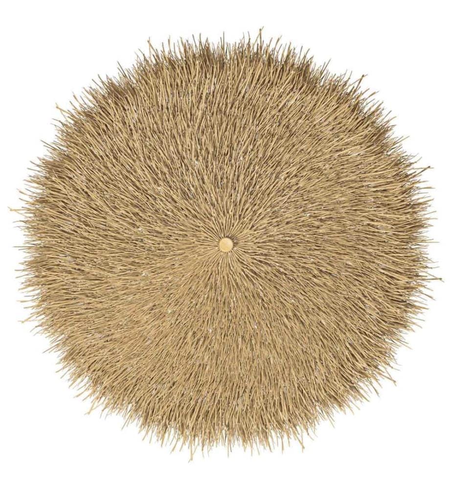 Parasol en bambou avec toit en feuille de bananier 210 cm