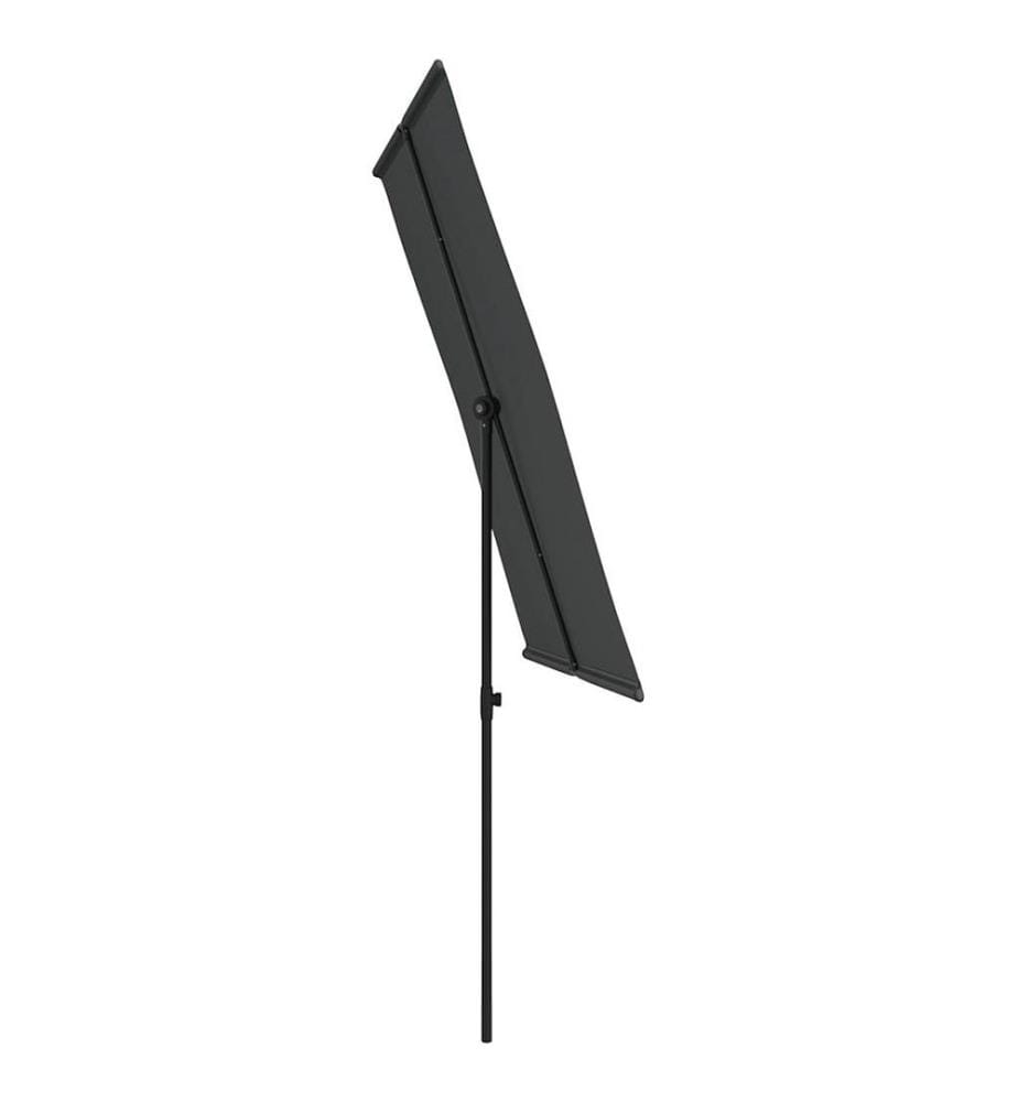 Sonnenschirm mit Aluminium-Mast 2x1,5 m Anthrazit