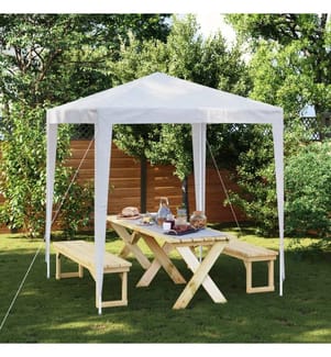 Tente de réception 2x2 m Blanc