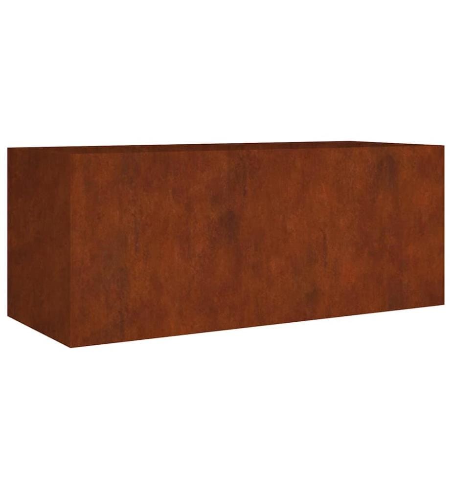 Hochbeet 200x80x80 cm Cortenstahl