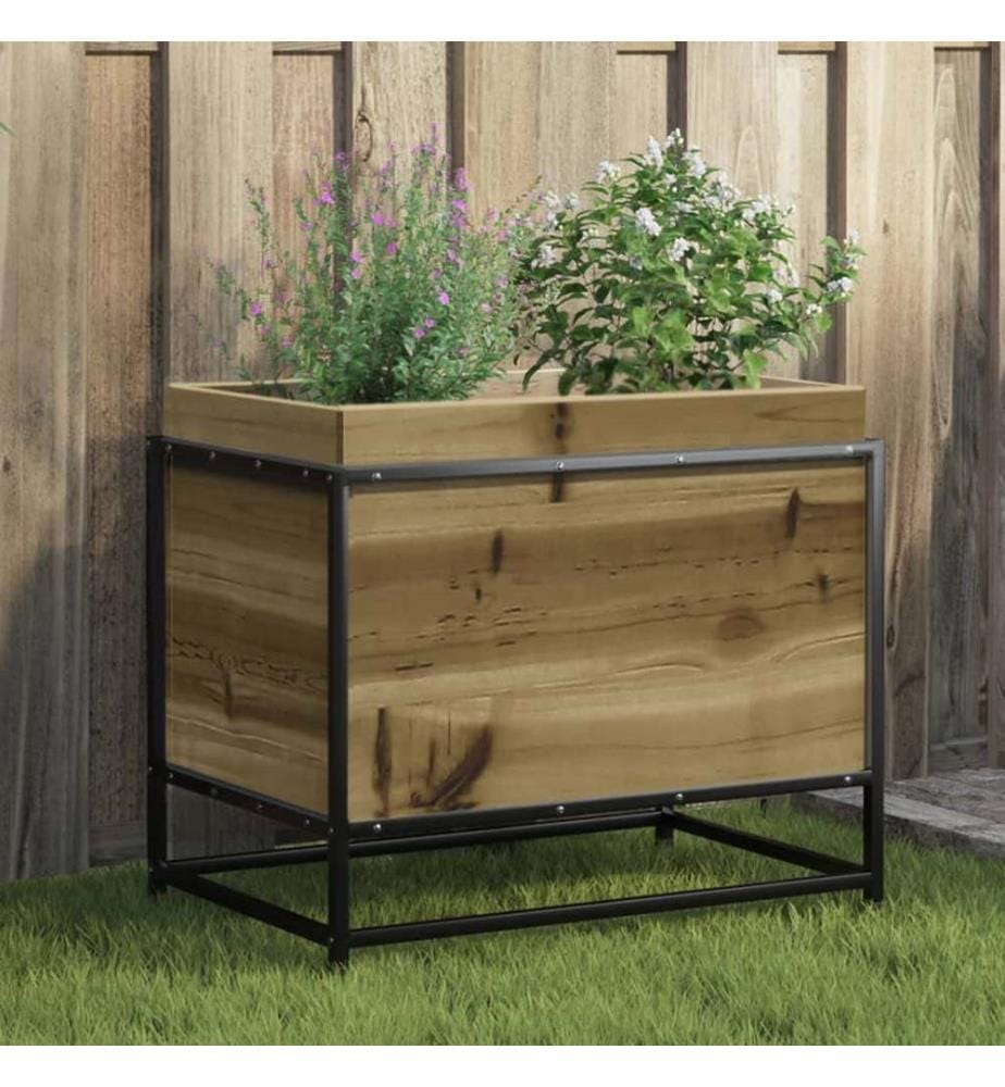 Jardinière 60x40x50 cm bois de pin imprégné