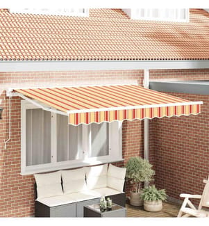Cadre d'auvent Multicolore 350 x 200 cm