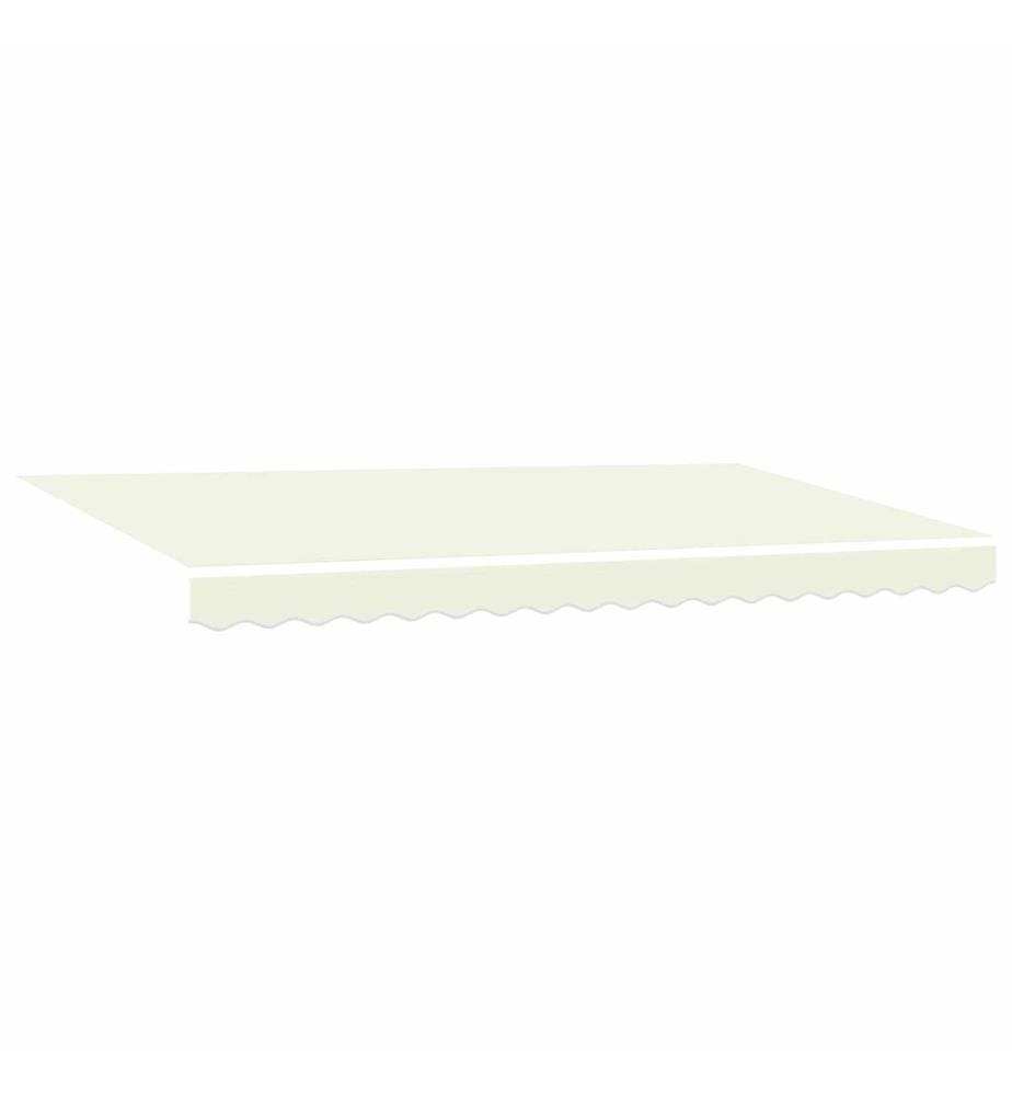 Auvent Rétractable Crème 400 x 200 cm tissu