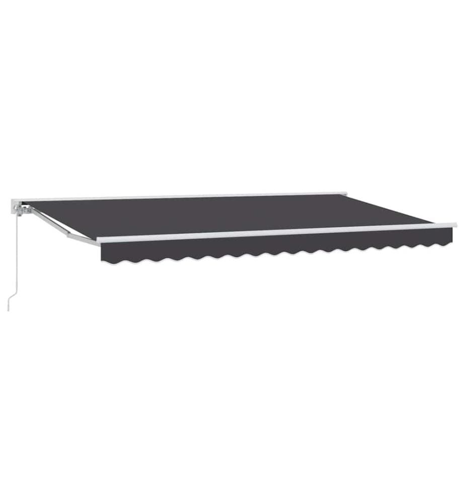 Cadre d'auvent Anthracite 400 x 200 cm