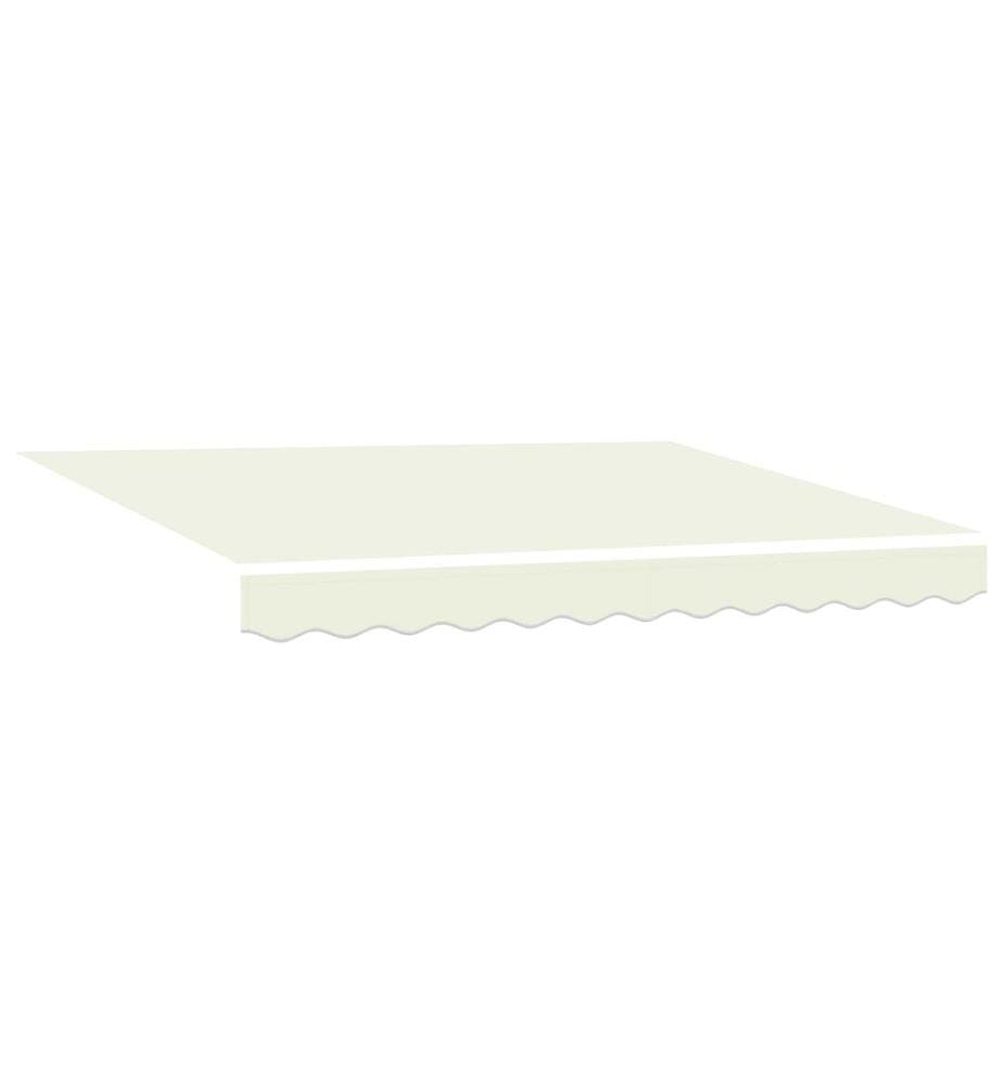 Cadre d'auvent Crème 300 x 250 cm Polyester avec revêtement PU