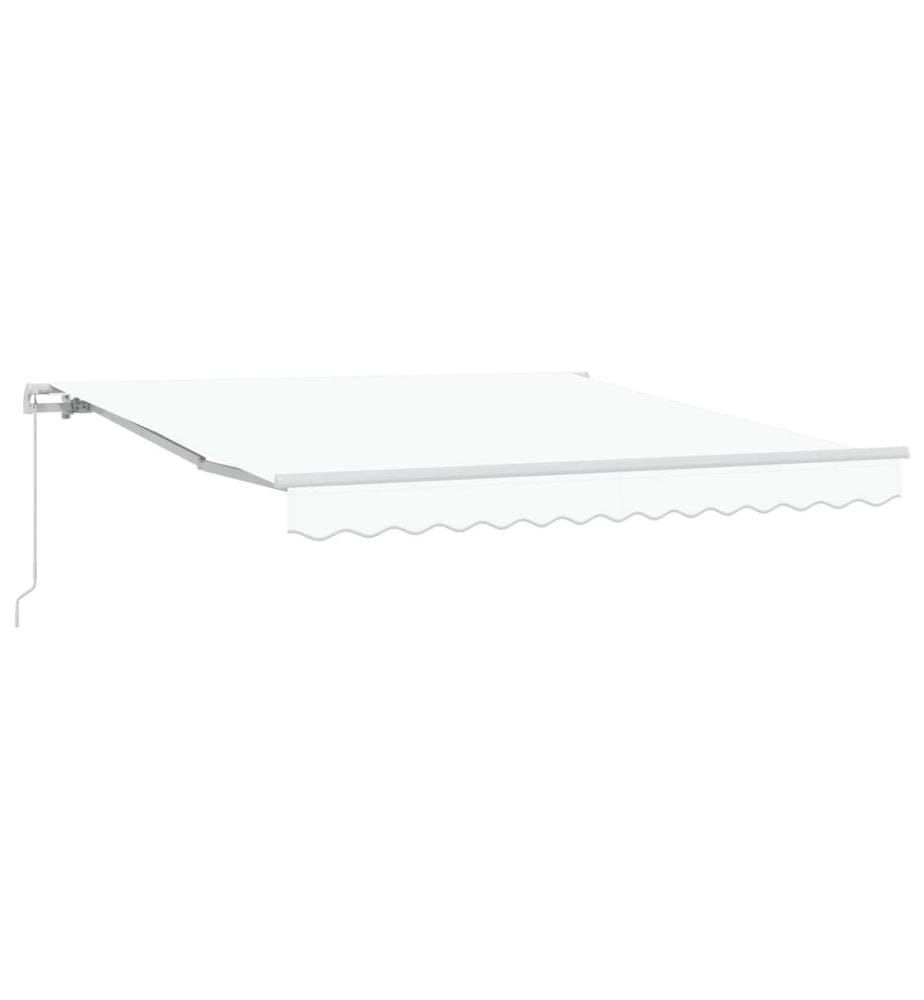 Ausziehbare Markise Weiss 300 x 250 x 165 cm