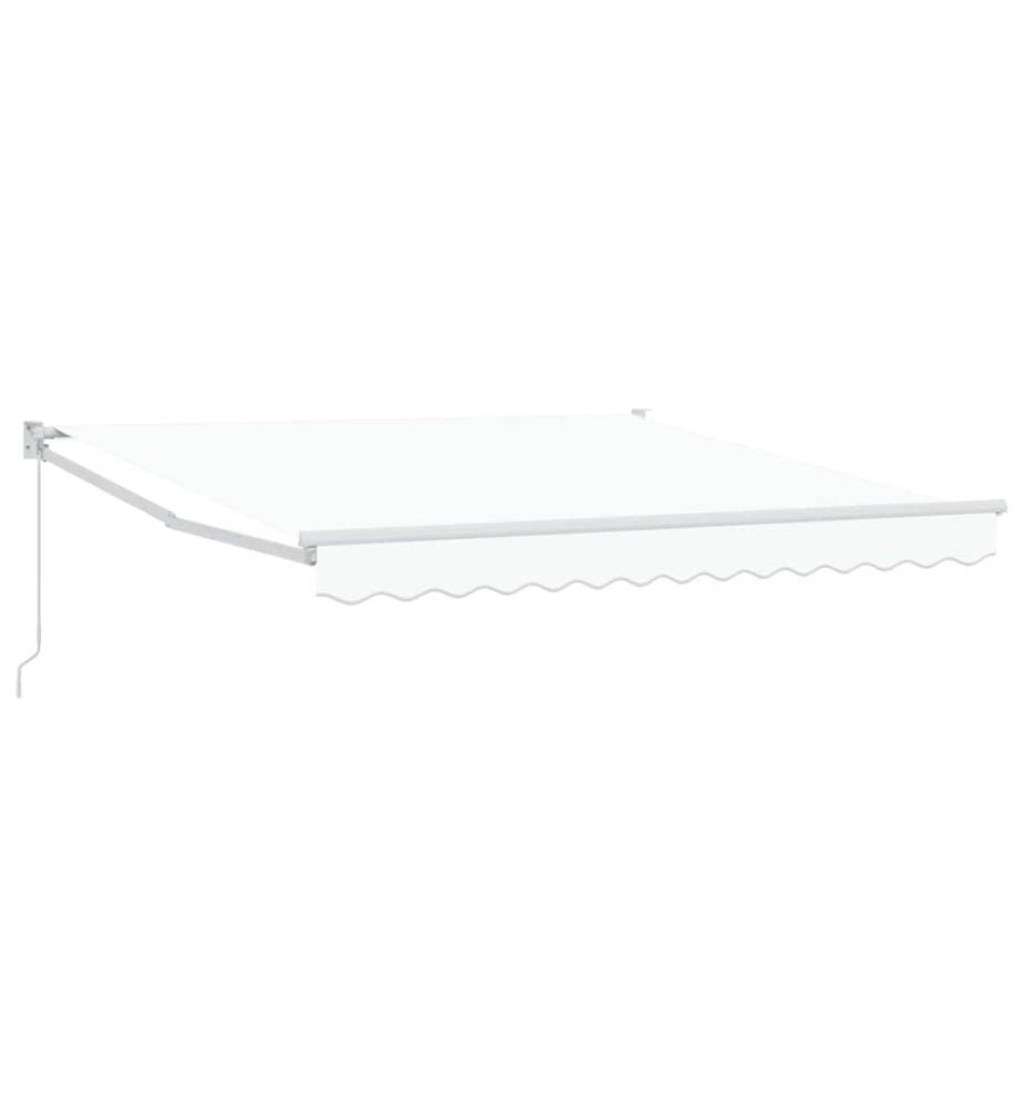 Ausziehbare Markise Weiss 300 x 250 x 165 cm