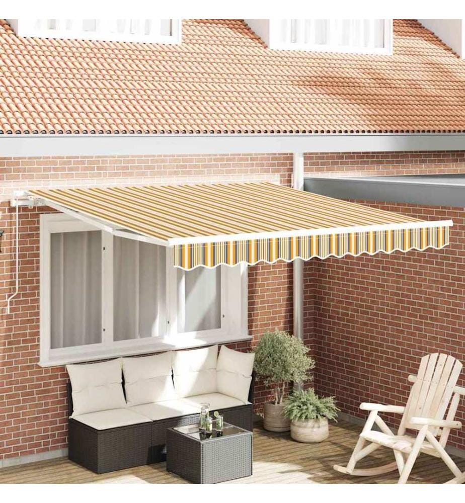 Ausziehbare Markise Mehrfarbig 350 x 250 cm