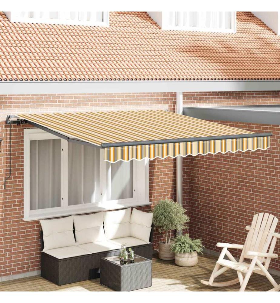 Ausziehbare Markise Mehrfarbig 350 x 250 cm
