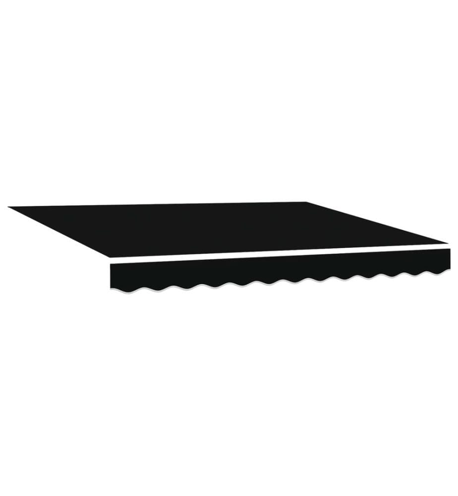 Auvent rétractable Noir 350 x 250 cm