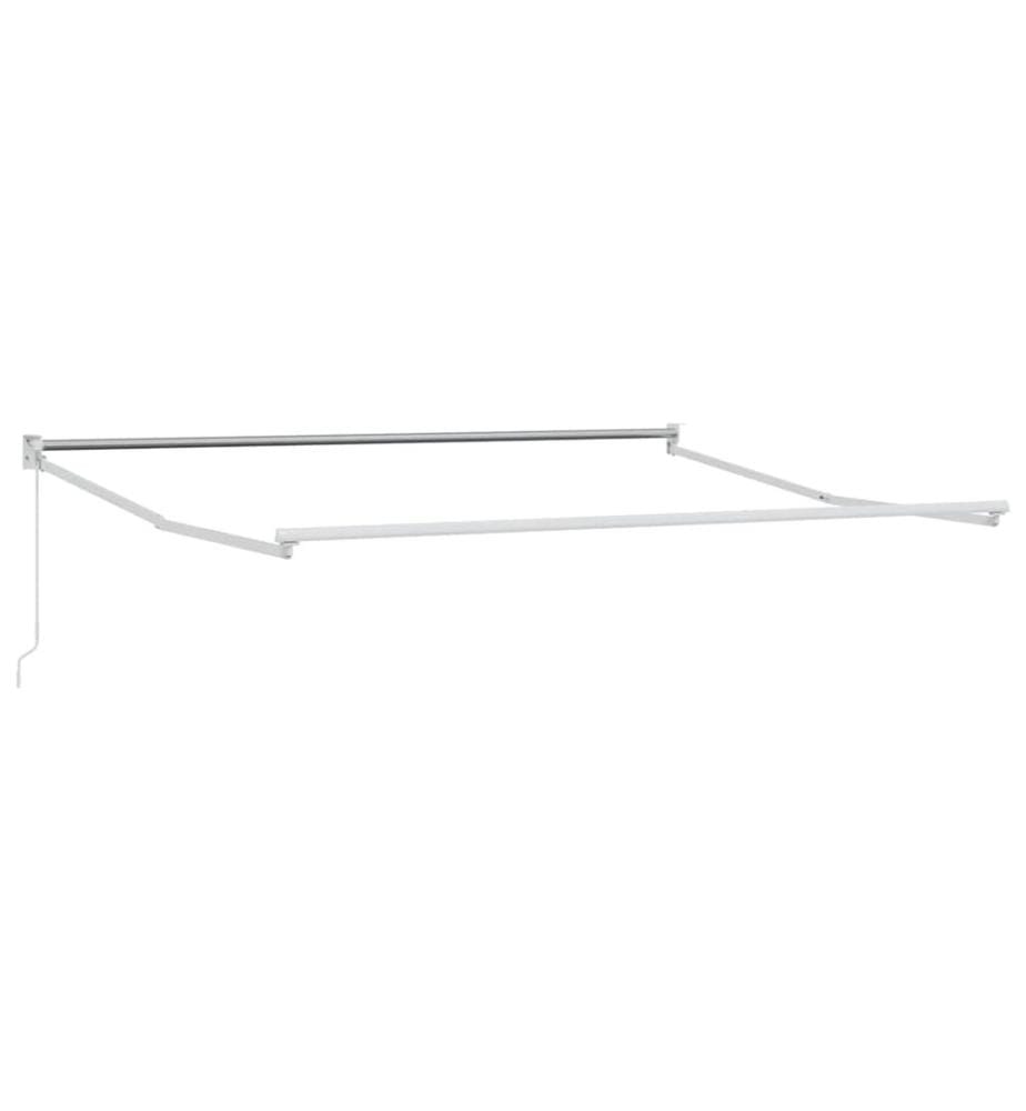 Auvent rétractable Blanc 350 x 250 cm