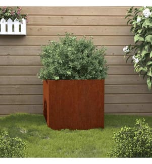 Jardinière 42x40x39 cm acier corten