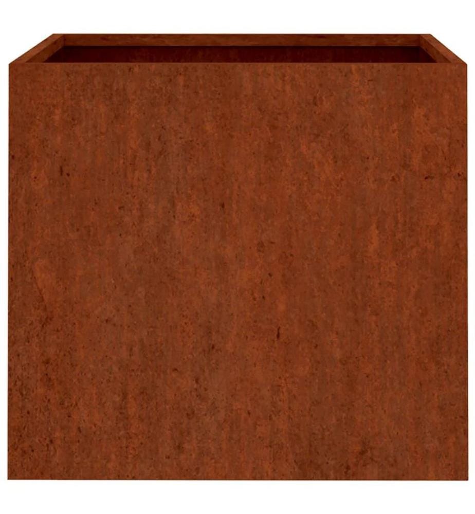 Jardinière 42x40x39 cm acier corten