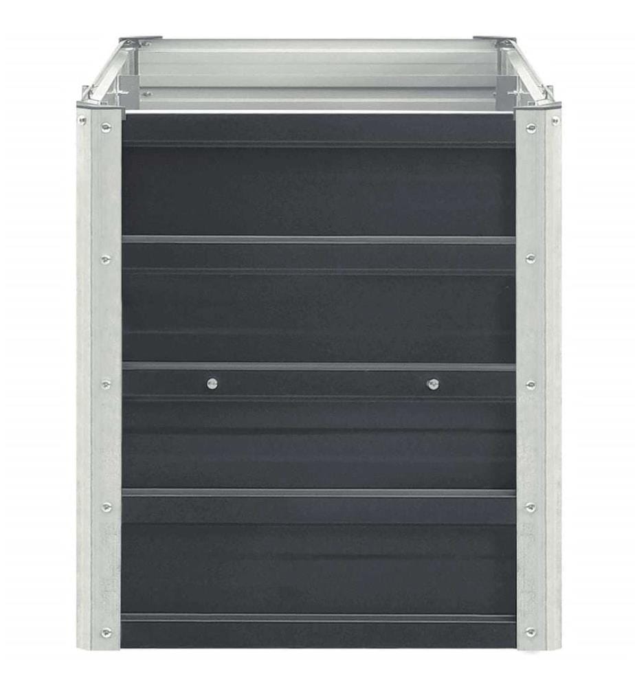 Lit surélevé de jardin Acier galvanisé 240x40x45 cm Anthracite
