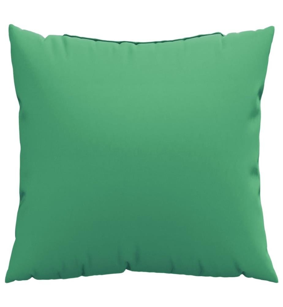 Coussins décoratifs lot de 4 vert 60x60 cm tissu