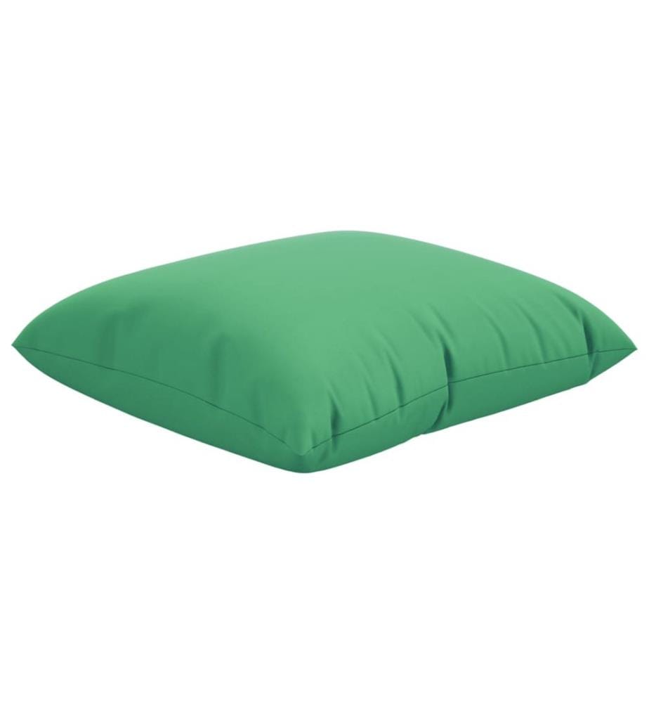 Coussins décoratifs lot de 4 vert 60x60 cm tissu