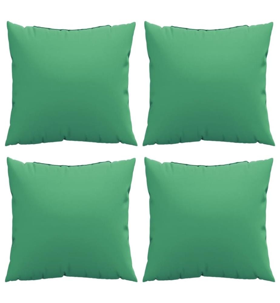 Sofakissen 4 Stk. Grün 60x60 cm Stoff