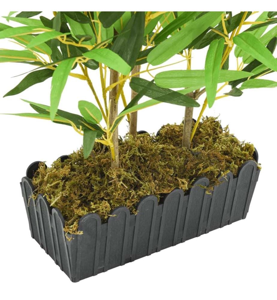 Bambou artificiel 500 feuilles 80 cm vert