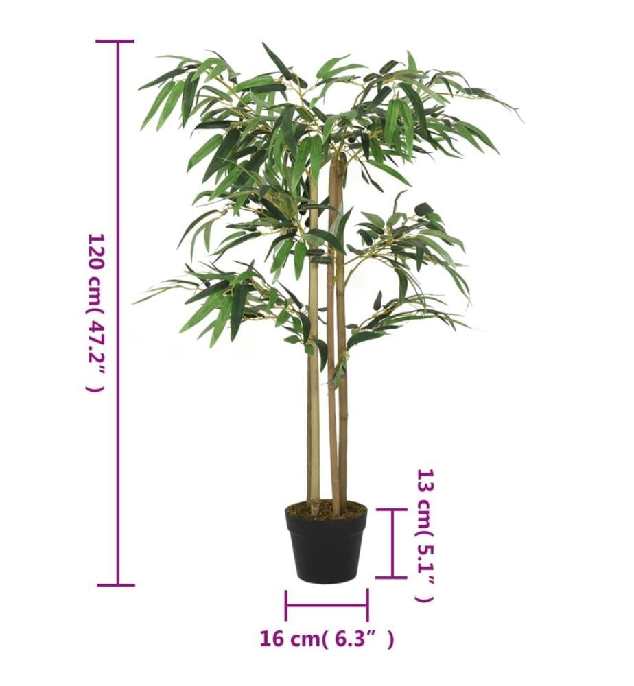 Bambusbaum Künstlich 760 Blätter 120 cm Grün