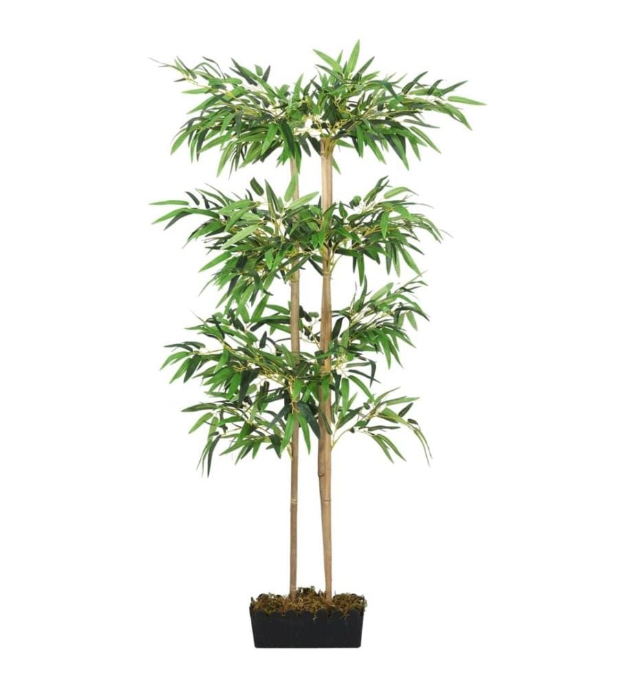 Bambou artificiel 1216 feuilles 180 cm vert