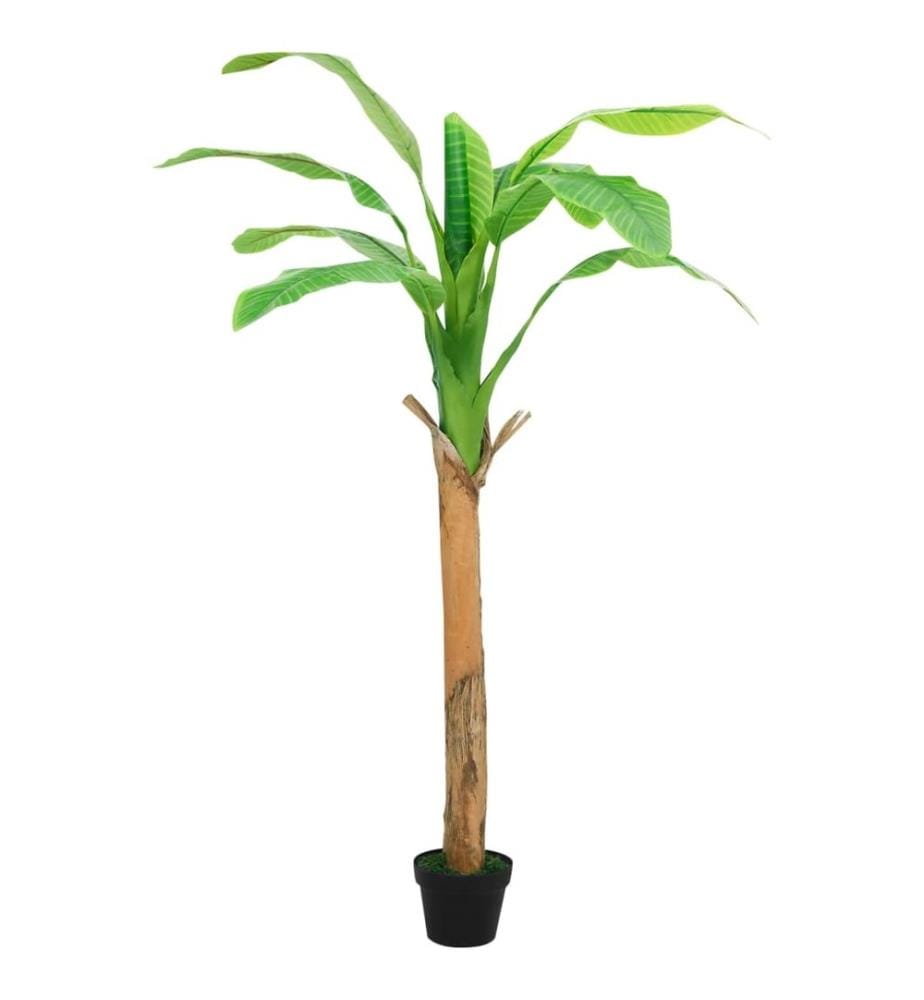 Bananier artificiel avec pot 180 cm Vert