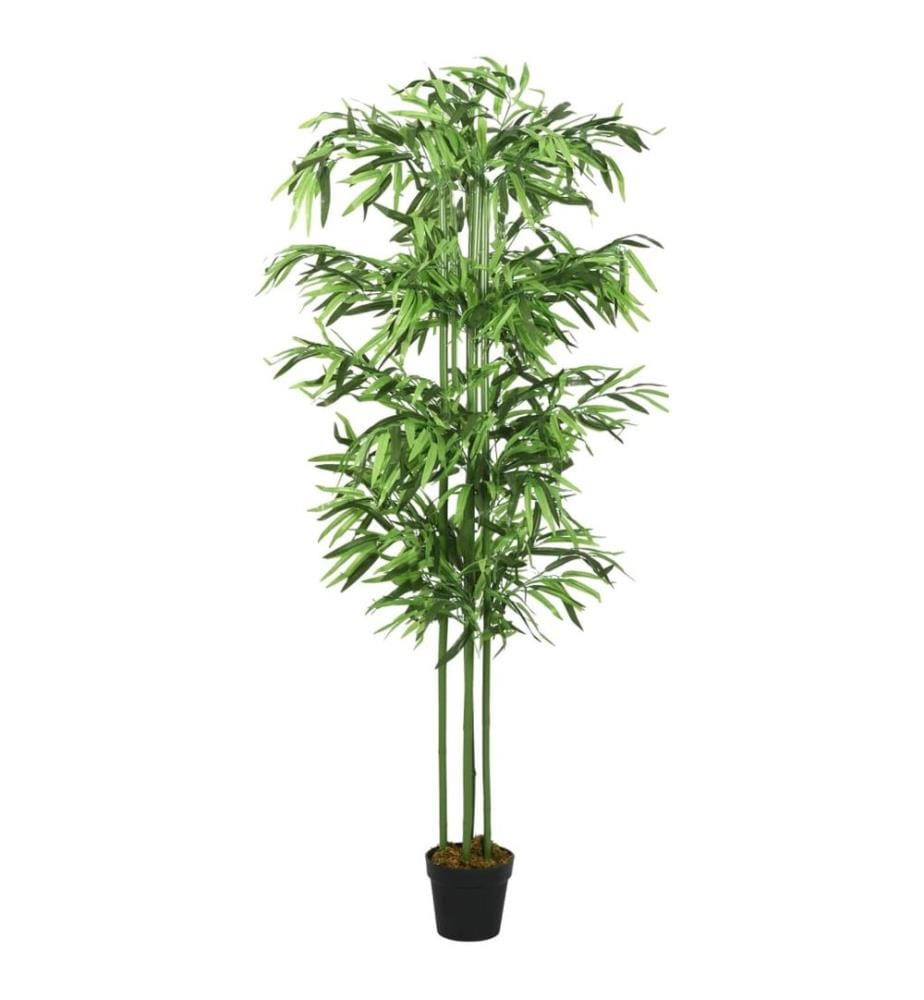 Bambou artificiel 240 feuilles 80 cm vert