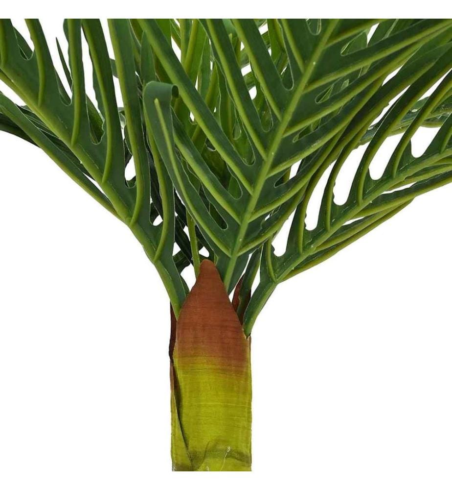 Palmier artificiel 9 feuilles 70 cm vert