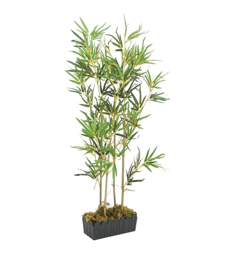 Bambou artificiel 552 feuilles 120 cm vert
