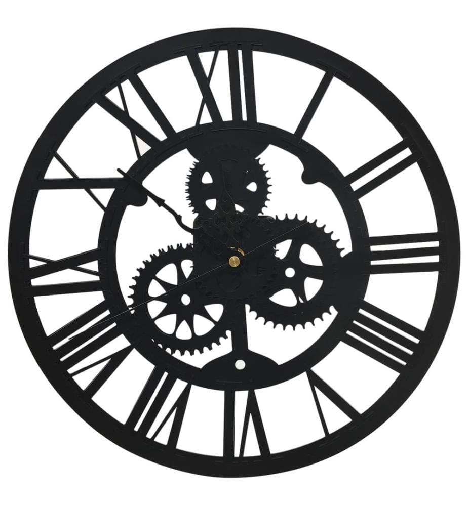 Wall Clock Black 30 cm Acrylic