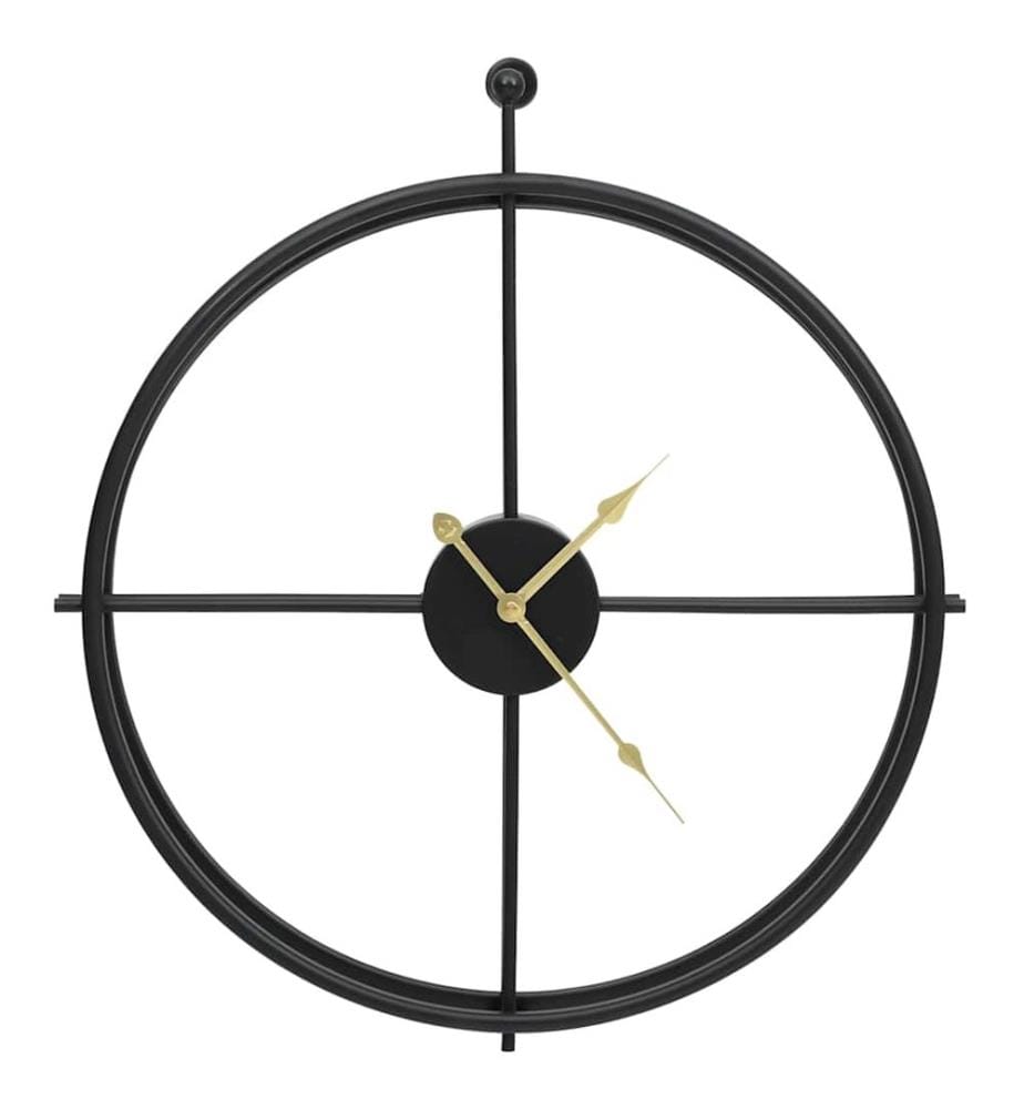 Wall Clock Black 52 cm Iron