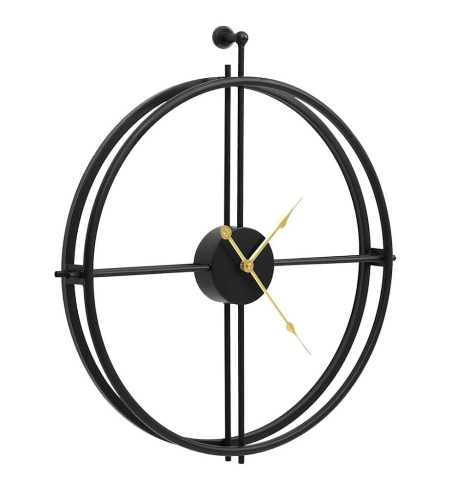 Wall Clock Black 52 cm Iron