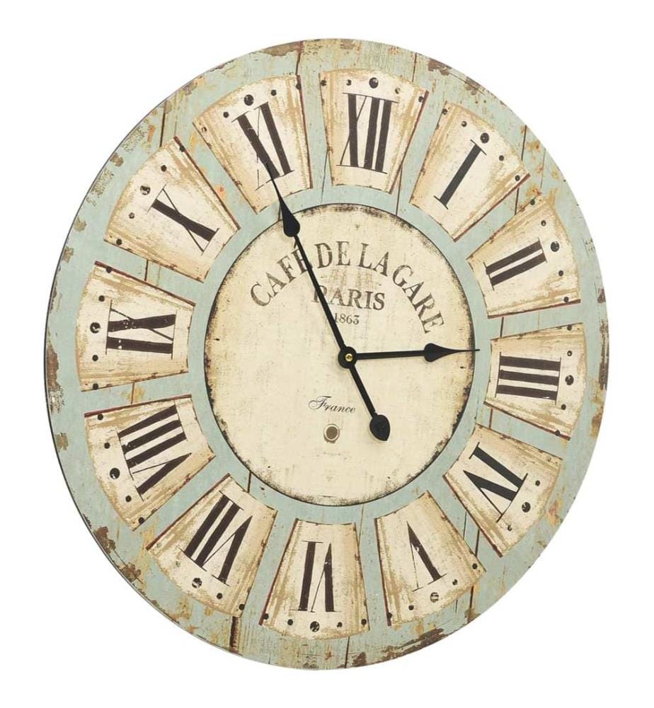 Wanduhr Mehrfarbig 60 cm MDF