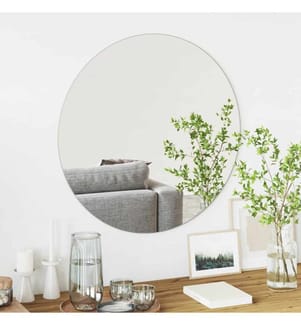 Wandspiegel Rund Ø 70 cm Gehärtetes Glas