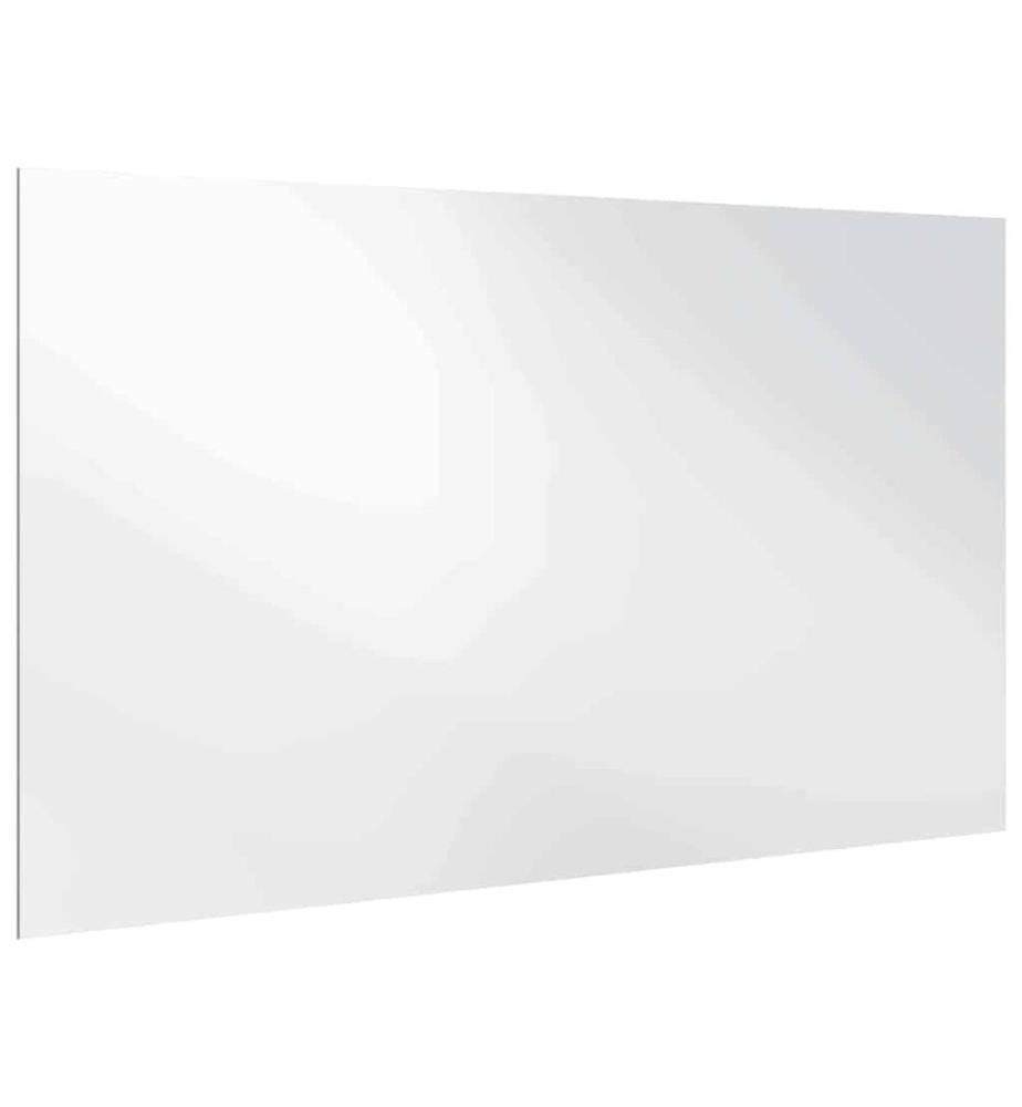 Wall mirror Rectangular 100 x 60 cm tempered glass