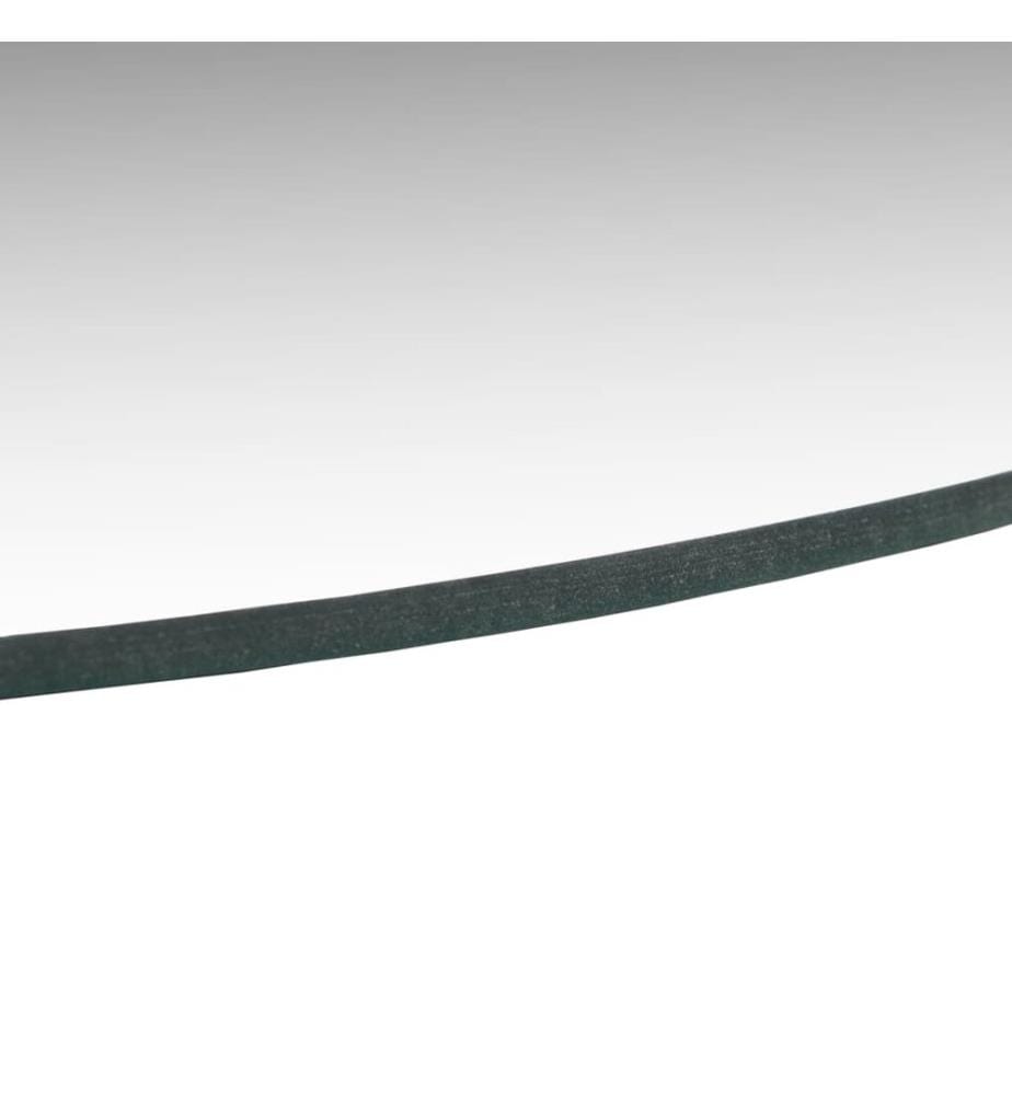 Wandspiegel 2 Stk. 50 cm Rund Glas