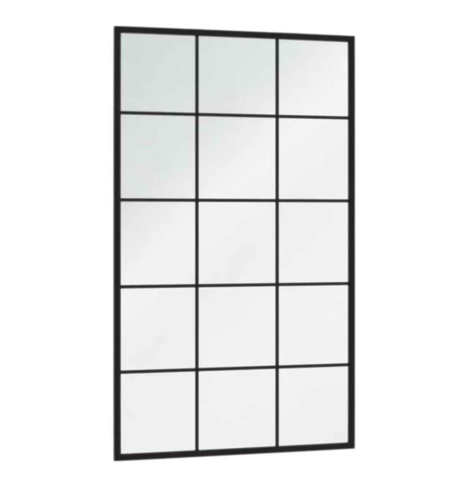 Wandspiegel 4 Stk. Schwarz 100x60 cm Metall
