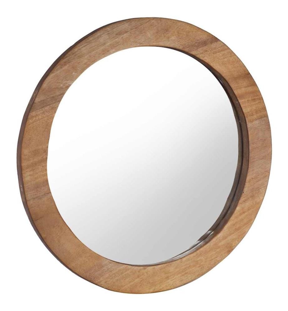 Miroir mural 60 cm Teck Rond
