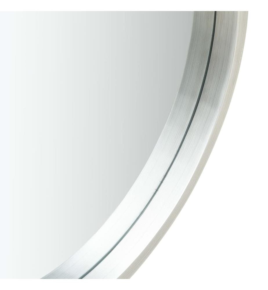 Miroir mural avec sangle 50 cm Argenté