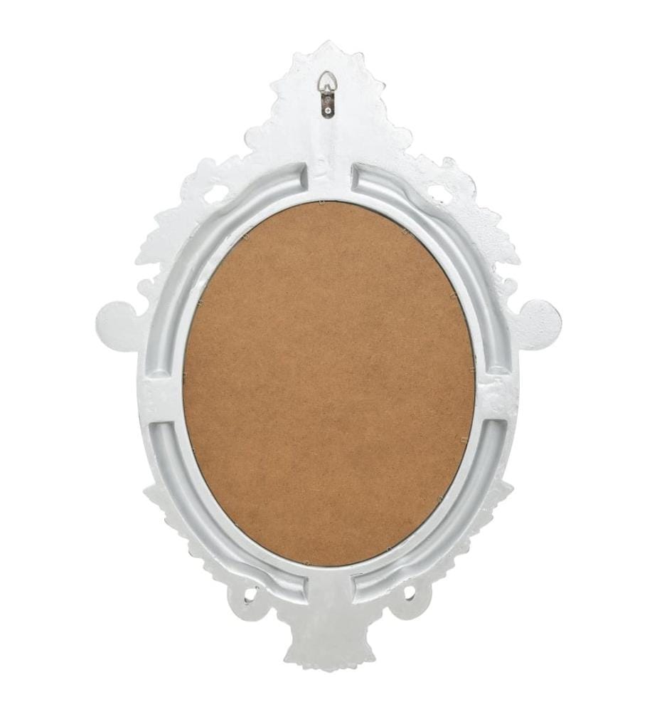 Miroir mural style château 56x76 cm Argenté