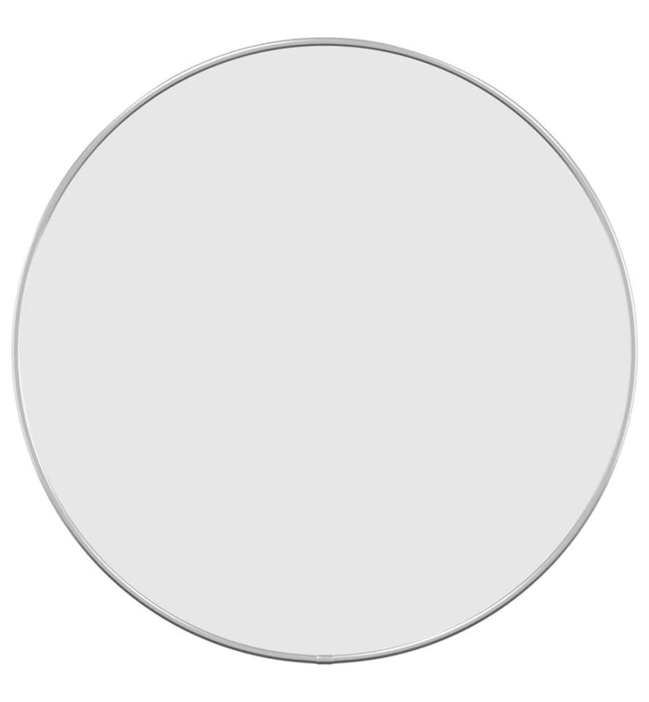 Wandspiegel Silbern Ø 50 cm Rund