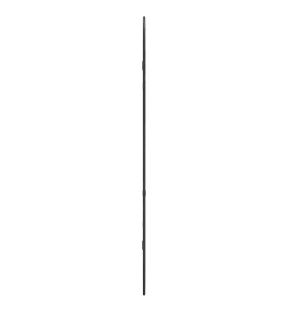 Wandspiegel Schwarz 90x40 cm Oval