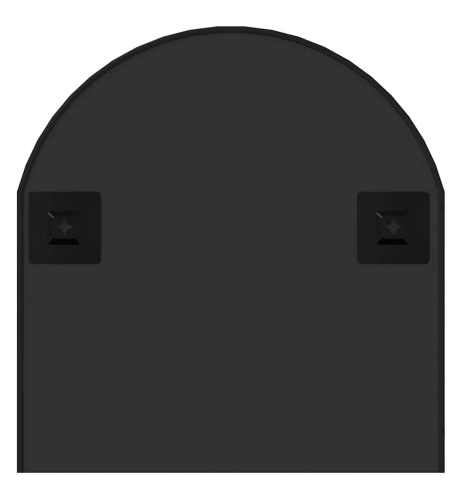 Wandspiegel Schwarz 90x40 cm Oval