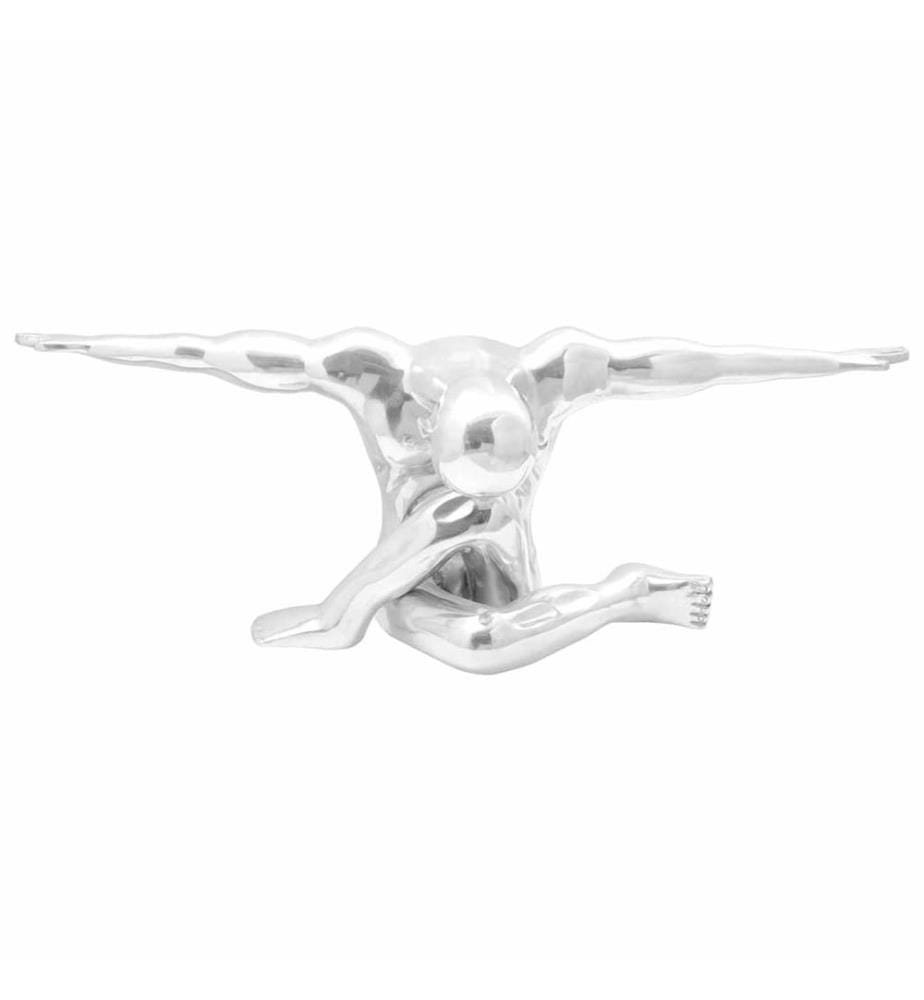 Silver Sculpture 91,5 x 32 x 33 cm Aluminium