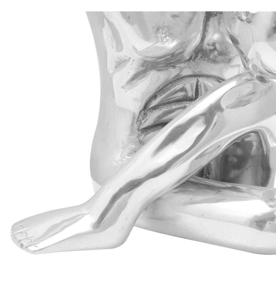 Silver Sculpture 91,5 x 32 x 33 cm Aluminium