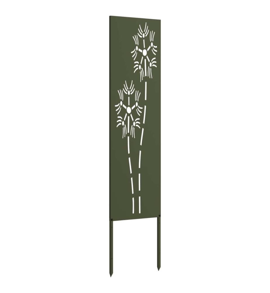 Garten Sichtschutz-Leinwand Olivgrün 32 x 140 cm